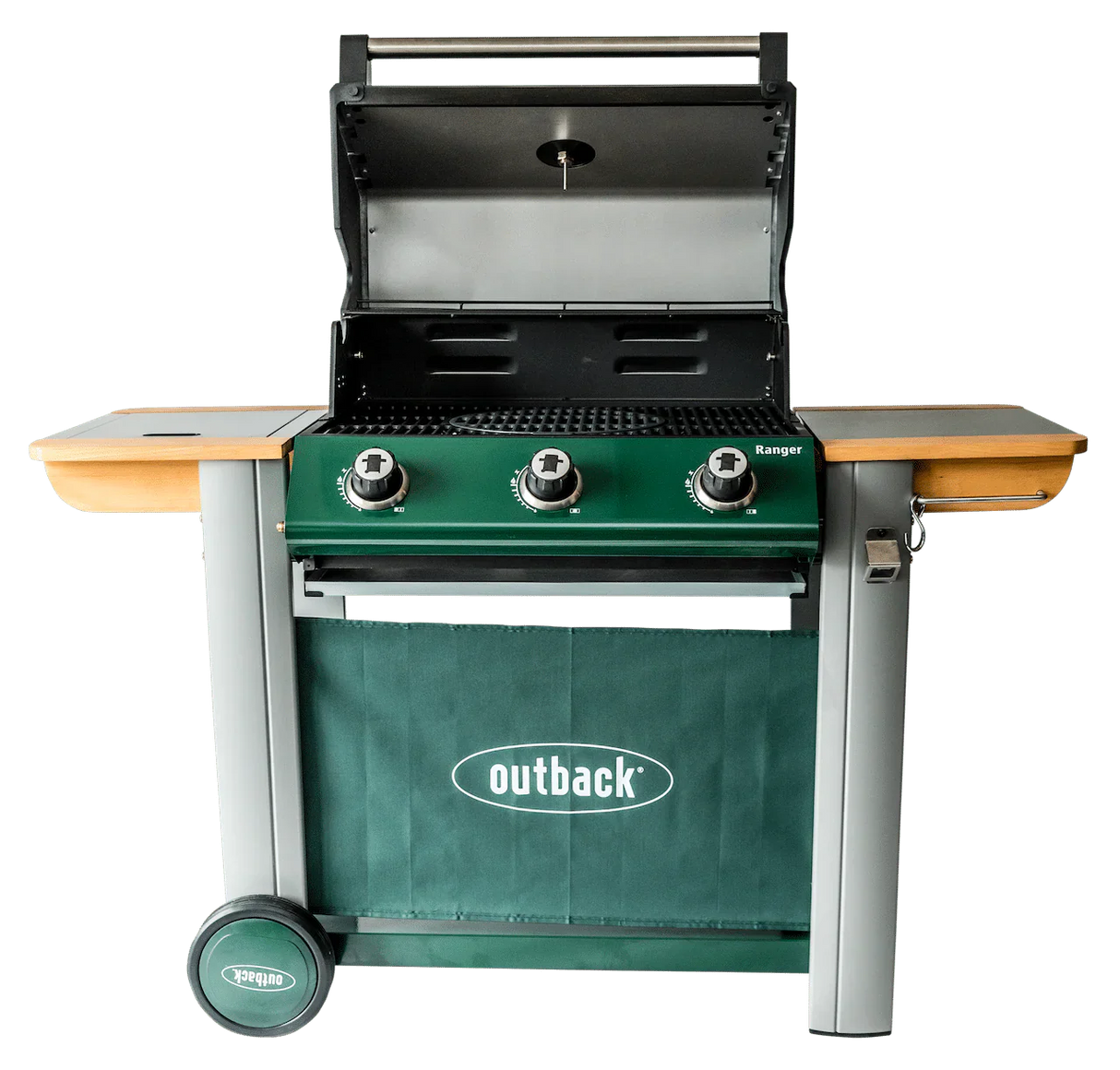 Outback Ranger Hybrid 3 Burner Gas BBQ