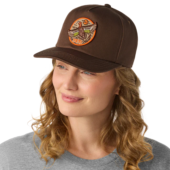 Built for the Wild Duck Flat Brim Hat - Dark Brown