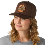 Built for the Wild Duck Flat Brim Hat - Dark Brown