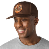 Built for the Wild Duck Flat Brim Hat - Dark Brown