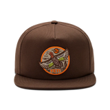 Built for the Wild Duck Flat Brim Hat - Dark Brown