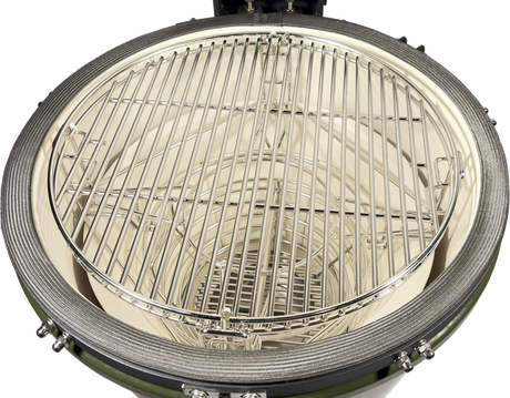 Kama Gear V2 Ceramic Kamado BBQ in Olive Green