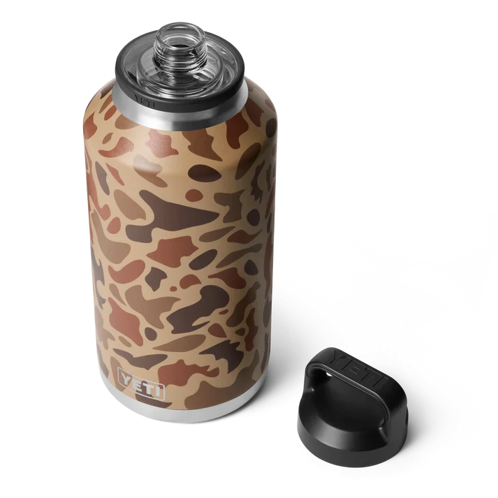 Wetlands Camo Yeti Rambler 64oz (1.9L) Bottle with Chug Cap