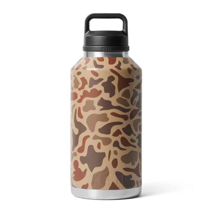 Wetlands Camo Yeti Rambler 64oz (1.9L) Bottle with Chug Cap