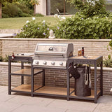 Grillstream Sanctuary Outdoor Kitchen 4 Burner Hybrid with Ceramic Side Burner