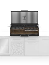 Flamery Large Asado BBQ with 50/50 Split Grill