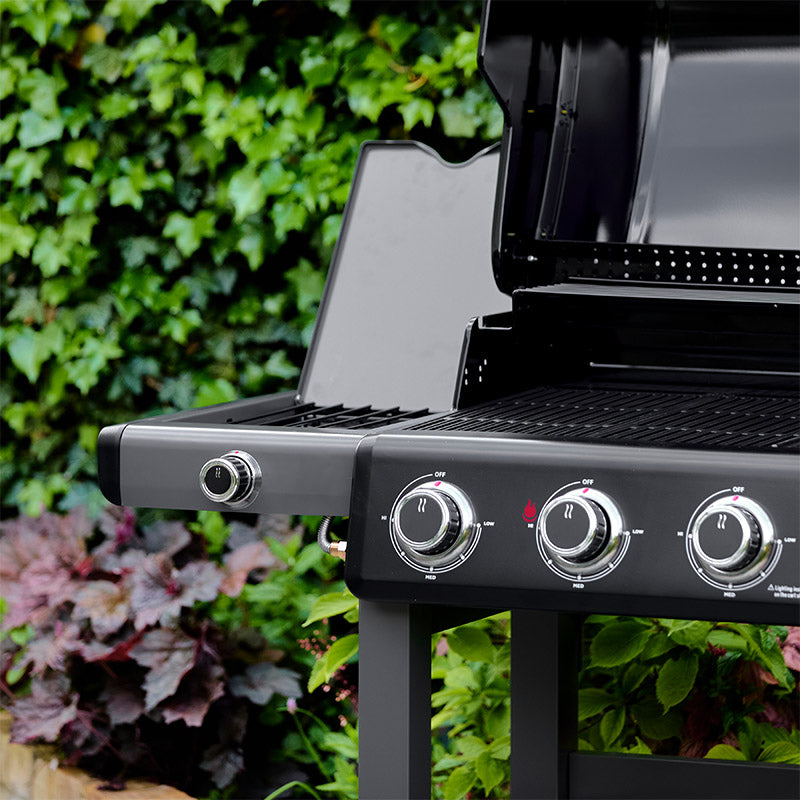 Grillstream Carbon 4 Burner Hybrid Gas BBQ