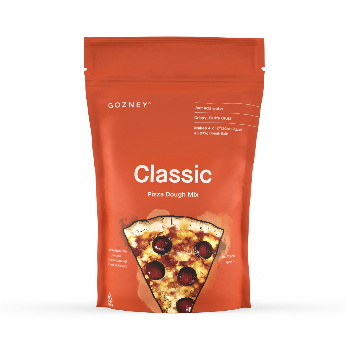 Just Add Water Classic Dough Mix for 4 x 12" Pizzas