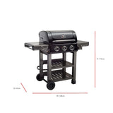 Grillstream Carbon 4 Burner Hybrid Gas BBQ