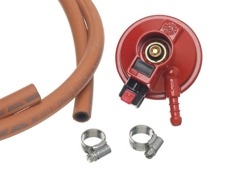 Clip On Patio Gas Regulator Hose and Clips