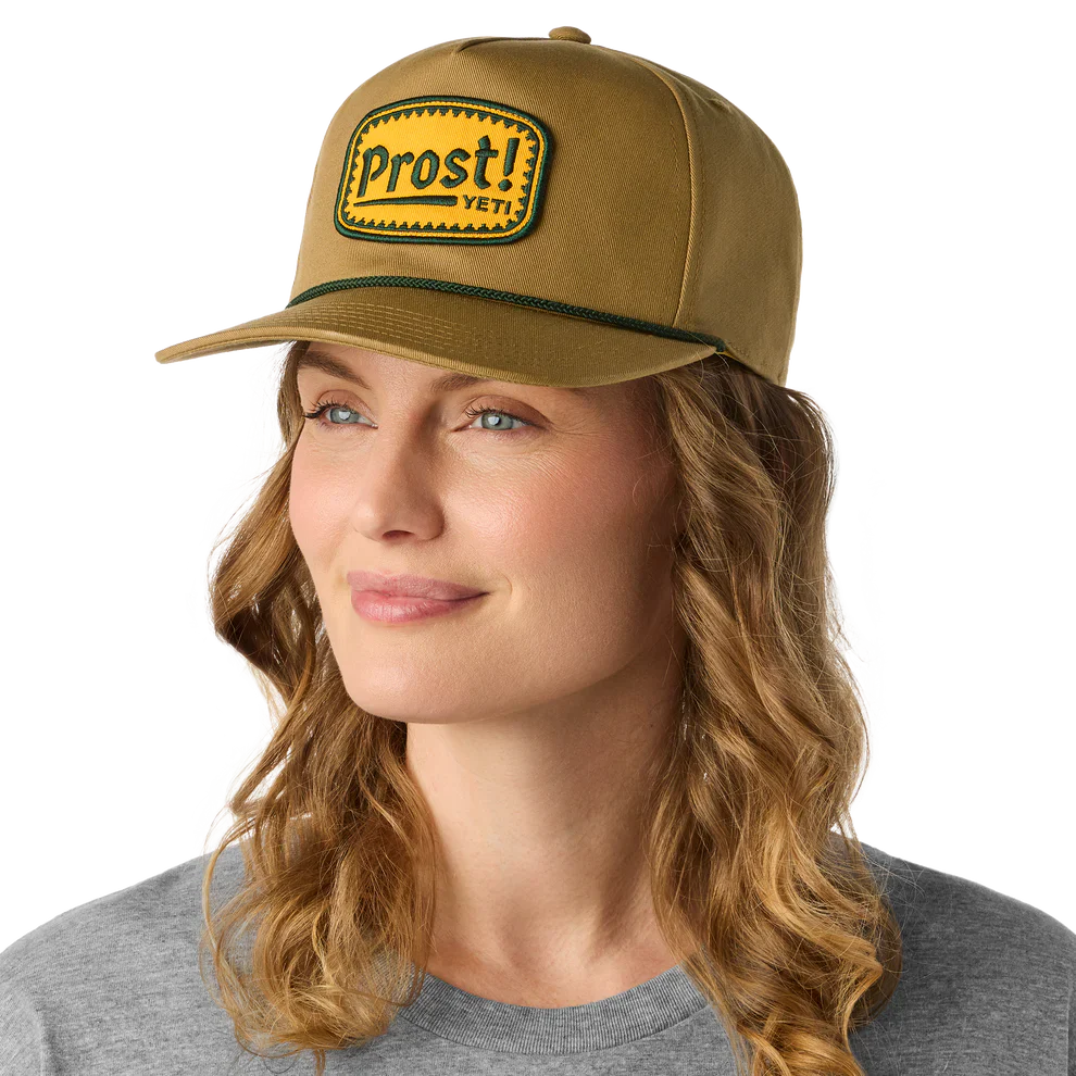 Yeti Prost Flat Brim Rope Hat Brown