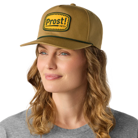 Yeti Prost Flat Brim Rope Hat Brown