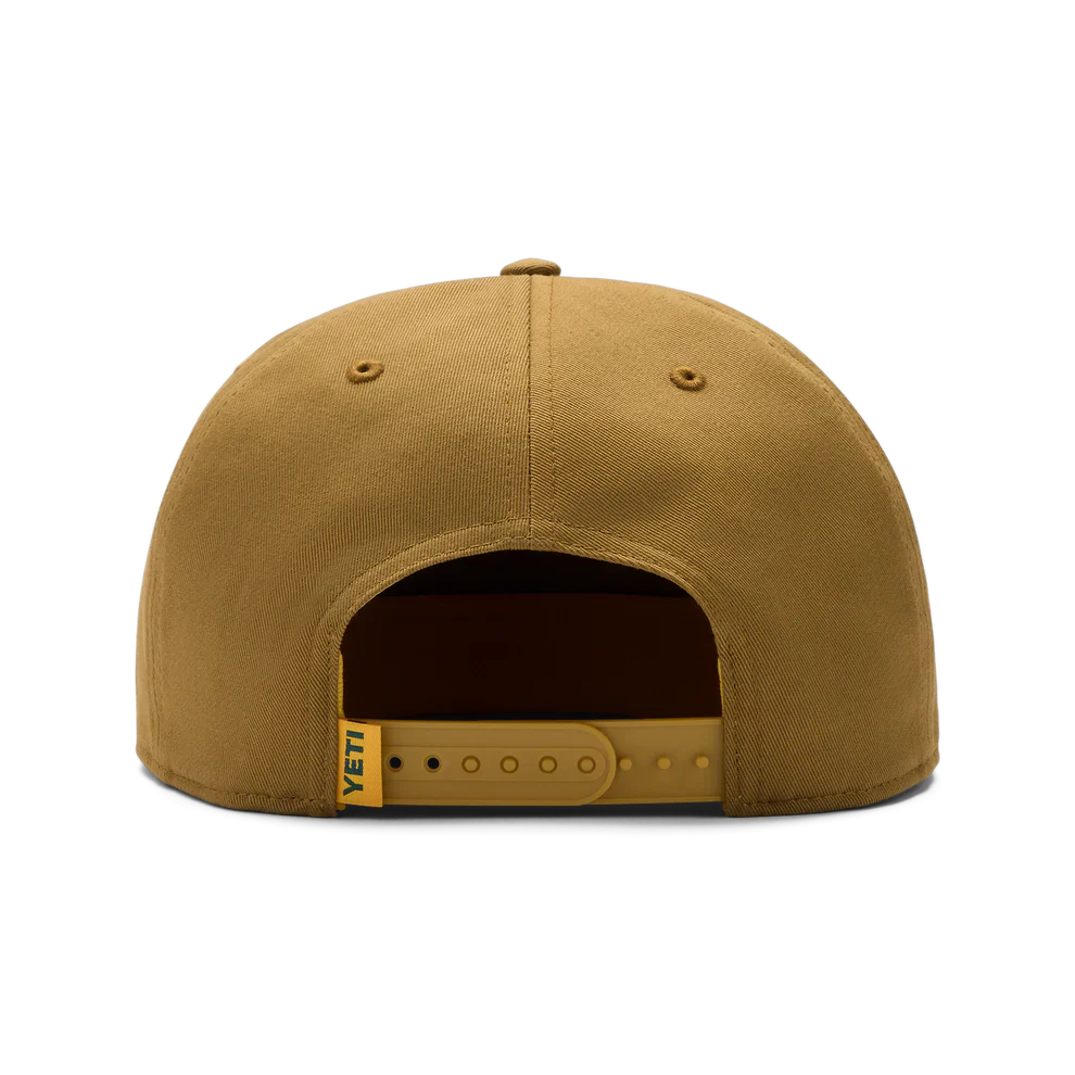 Yeti Prost Flat Brim Rope Hat Brown