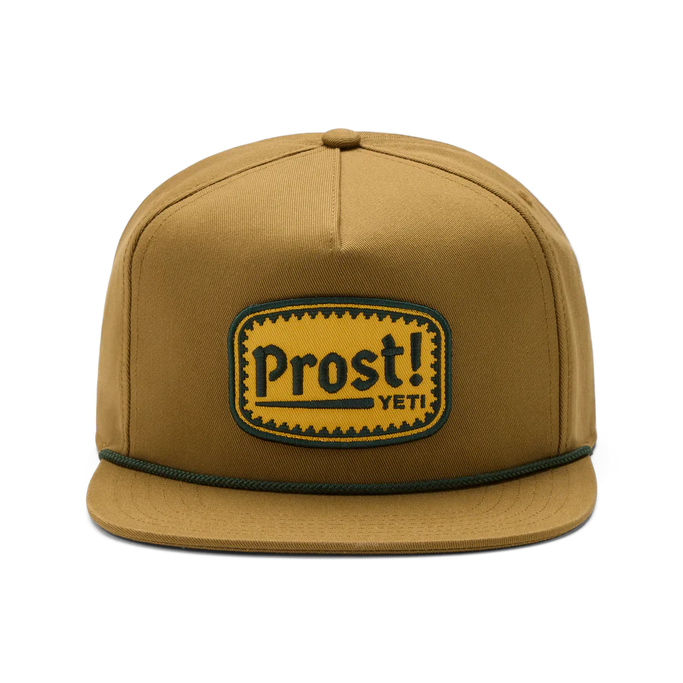 Yeti Prost Flat Brim Rope Hat Brown